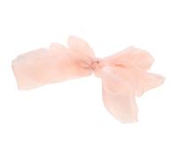 BIUDECO Pinza Pelo con Lazo Grande Rosa Pastel, Pasador de Lazo Francés de Tela de Malla, Accesorio para Tocado de Novia y Baile de Graduación, Clip Decorativo para Mujer y Niña