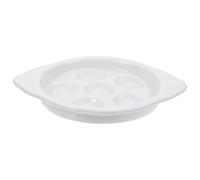BIUDECO Plato de Caracoles de Cerámica para Hornear Base Resistente, Apto para Cocina de Restaurante y Accesorios de Marisco