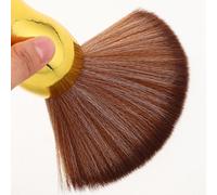 BIUDECO Plumero de cuello para barbería: Cepillo de cuello para cortar y limpiar el cabello. Cepillo para barrer el cabello alrededor del rostro para profesionales de peluquería.