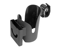 BIUDECO Portabotellas y Teléfono Para Cochecito De Soporte Resistente y Ligero Accesorio Práctico Para Carritos De Colores Negro Fácil De Instalar