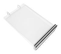 BIUDECO Portamenús para Mesas de Acrílico Transparente Base Sólida, 6 Páginas Verticales, Soporte Versátil Adecuado para Marketing y Oficinas