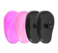 BIUDECO Protectores de Oído para Teñir el Cabello, 4 Unidades de Silicona en Colores Variados, Ideales para Uso en Casa y Peluquerías