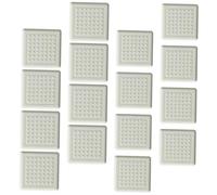 BIUDECO Protectores para Patas de Muebles de Silicona Almohadillas Antideslizantes y Silenciosas para Sillas y Mesas Tamaño 4 CM y 3 CM de Diámetro Paquete de 16 Unidades Blancas