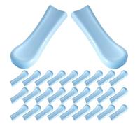 BIUDECO Puntas de Silicona para Limpiar Oídos 150 Unidades 11X45Mm Azul Reutilizables Cubiertas para Cucharas Eliminar Cerumen Kit Cuidado Auditivo Doméstico y Clínico