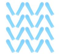 BIUDECO Puntas de Silicona Suaves para Cucharas de Oídos Funda Reemplazable Azul 100 Unidades Accesorio Reutilizable para Eliminar Cera del Oído Kit Práctico para Limpieza Diaria