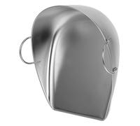 BIUDECO Recogedor de Basura de Acero Inoxidable sin Mango Recogedor Multiusos Asas para Limpieza Doméstica y Exterior Contenedor Ligero y Duradero para Granos y Residuos