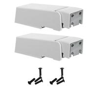 BIUDECO Reemplazo de bisagra de resorte para puerta de congelador horizontal, kit de 2 piezas metálicas con accesorios de montaje, compatible con congelador y frigorífico