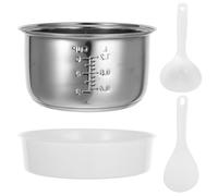 BIUDECO Revestimiento de Olla Arrocera Tiger Rice Cooker de Acero Inoxidable 304 Capacidad de 3l para Cocinar Arroz y Repuesto de Gran Capacidad