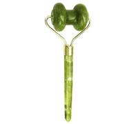 BIUDECO Rodillo de Jade Auténtico para Masaje Facial y Cuidado Cutáneo, Herramienta Portátil Anti-envejecimiento Piedra Natural para Rostro y Cuello