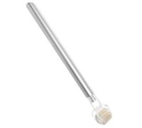 BIUDECO Rodillo Masajeador De Cejas Cabezal Reemplazable y Mango De Inoxidable Accesorio De Cuidado Para Cejas Belleza Herramienta De Masaje Facial y Ligera