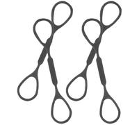 BIUDECO Set de 4 Topes Deslizantes para Trompeta de Silicona Negra, Accesorios de Repuesto Pequeños y Livianos para Correderas, Compatibles Instrumentos de Latón en Música Profesional