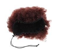 BIUDECO Short Curly Afro Wig Fluffy Synthetic Fiber Cosplay For Women Halloween Party Role Play And Natural African Style