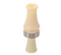 BIUDECO Silbato de Llamada para Caza de Patos y Aves Acuáticas Plástico Duradero Color Blanco Marfil Sonido Realista de Ganso Accesorio para Caza al Aire Libre Equipo de Llamadas