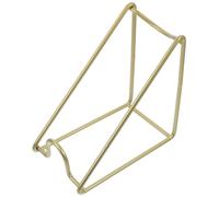 BIUDECO Soporte de Vino, Expositor de vinos, de Hierro Dorado, con Soporte Oblicuo y Ranura única, 1 Pieza, decoración para Navidad y San Valentín