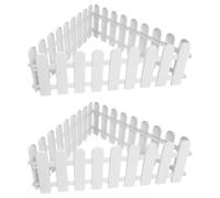 BIUDECO Suministros para Mascotas: Cerca combinada de plástico, 6 Unidades, 50 cm x 13 cm, Entorno Natural simulado para Reptiles y Tortugas en jardín y Exterior