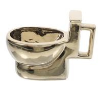 BIUDECO Taza de Cerámica Forma de Inodoro de 400ml Taza Divertida y Creativa para Decoración de Fiestas y Bromas entre Amigos