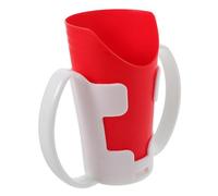 BIUDECO Taza para Ancianos con Diseño Especial de Boca Soporte Desmontable Vaso Plástico Resistente Caídas para Rehabilitación y Coordinación Motora para Pacientes y Hospital