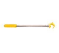 BIUDECO Varilla de Apertura para Ventanas Altas de 45 Cm, Tirador de Persianas Enrollables en Color Amarillo con Gancho C, Herramienta Práctica para Abrir Tragaluces y Cortinas