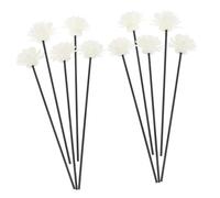 BIUDECO Varillas Difusoras de Aceites Esenciales para Aromaterapia Flores Artificiales, 10 Piezas, Materiales PE y Fibra de Poliéster, Ideales para Uso en Hogar y Escritorio