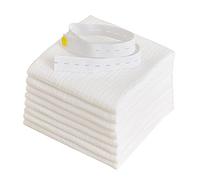 BIUFY 8 pañales de Gasa de algodón para recién Nacidos, Lavables, Reutilizables, de Doble Capa, Suaves, Color Blanco, 43 x 45 cm