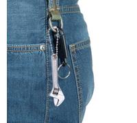 BIUFY Llave Inglesa Ajustable de tamaño pequeño de 2,5 Pulgadas, Capacidad de mordaza de Herramienta de 0 a 10 mm, Manual portátil