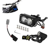 BIUGERCN Faros delanteros para motocicleta Luces delanteras de moto de cross para Talaria Sting R MX4 MX3 para Talaria Sting 4000 con interruptor Talaria, luz blanca