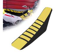 BIUGERCN Fundas de Asiento de Moto Universales Antideslizantes con Almohadilla Blanda para EXC XC SX FE TE WR CRF XR RMZ KLX YZ PW, la mayoría de Motos de Enduro de Dirt Pit, Color Amarillo