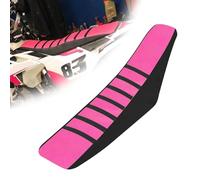 BIUGERCN Fundas de Asiento de Moto Universales Antideslizantes con Almohadilla Blanda para EXC XC SX FE TE WR CRF XR RMZ KLX YZ PW, la mayoría de Motos de Enduro de Dirt Pit, Color Rosa