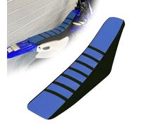 BIUGERCN Fundas de asiento de motocicleta universales antideslizantes suaves para EXC XC SX FE TE WR CRF XR RMZ KLX YZ PW Most Dirt Pit Bike Enduro Azul