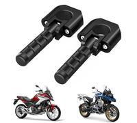 BIUGERCN Reposapiés Moto para carretera, reposapiés aventura 22-32mm pedal descanso barra choque CNC universal para R1250GS R1200GS Africa Twin CB500X V-Strom 390-1290 Adventure ADV