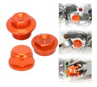 BIUGERCN Tuerca de Eje para Moto Tuerca de Eje Trasero de Aluminio CNC Mecanizado Tuerca de Eje con Encaje para KTM SX SXF EXC EXCF XCW XC XCF 85 125 150 200 250 300 350 450 500 (Modelos 2012-2021)