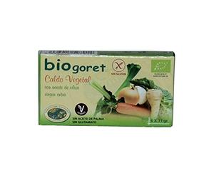 Biuogoret Cubitos de caldo de verduras Ecológicos - 24 cajas (6 cubitos x 11gr)