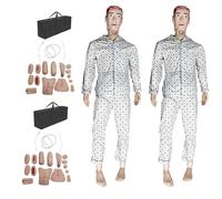 BIUYYY 170cm PVC Maniqui de Enfermeria Tiene Funciones Básicas y de Cuidado de Heridas Maniqui Practicas Enfermeria por Enfermería Educación Enseñando Capacitación Práctica