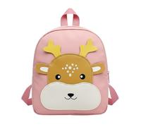 Bivacc Mochila SQUISH W307 Reno Verde Menta - Mochila Infantil para Guardería - Impermeable, Ligera y Resistente - Diseño de Peluche (Rosa)