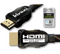 bivani Cable HDMI 2.1a de 8 K, 4 metros, 48 Gbps, cable HDMI de alta velocidad, certificado HDR10+, Ethernet de alta velocidad, PS5 y Xbox Series X Ready, revestimiento de nailon, serie Elite - 4M