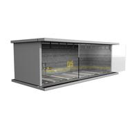 Bivitre 1/64 Diorama Display Case with LED Lights - Compatible with Hot Wheels Matchbox Mini GT Diecast Cars, for Model Car Display and Storage, Stackable Garage(D5)