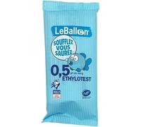 Bivora Ethylotest desechable LeBallon CONTRALCO - Prueba de Alcolemia Coche 0,5 g/l sin cromo y de uso único, rápido y eficaz [ Ethylotest homologado NF ] (x10)