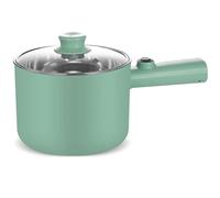 BIVVI Olla Multifuncional for Fideos Instantáneos, Mini Olla de Cocina eléctrica integrada for el hogar, Olla Caliente Antiadherente