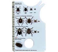 Bivwopei Tarjeta de garrapatas, herramientas para eliminar garrapatas, peine para piojos, removedor de garrapatas para perros, gatos, seres humanos y caballos
