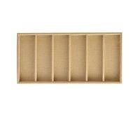 Biwwubik 1 Caja de ExhibicióN de Gafas con 6 Ranuras, Caja de ClasificacióN Organizadora de Gafas, Bandeja Organizadora de Joyas para ExhibicióN de Gafas, B