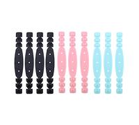 Biwwubik 10 unidades máscara de hebilla de oreja hebilla fija ajustable correa de oreja extensión desechable hebilla antibloqueo
