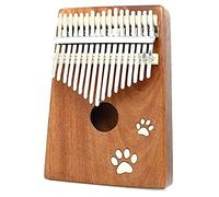 Biwwubik 17 Teclas Mosaico Instrumento Musical Dedo Piano Kalimba Pulgar Portátil Piano Sonido Es Crujiente y Melodioso