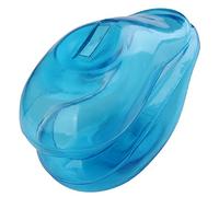 Biwwubik 2 pzs Azul Cubierta del oido de silicona de Tinte para el cabello Proteger Color Salon