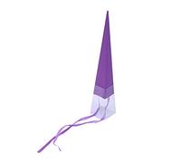 Biwwubik 25 piezas caja de regalo floral paquete titular PVC caja cuadrada con cinta floristas suministros (púrpura)