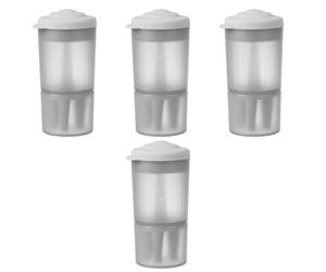 Biwwubik 4 Uds. Herramienta de Rodillo Aplicador del Cabelludo, Aplicador de Peine de RaíZ, Aplicador de Masaje del Cabelludo, Peine Rodillo de Botella