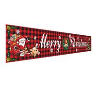 Biwwubik Banner exterior Feliz Navidad Decoración para el hogar 2020 Navidad Decoración exterior Navidad Navidad Feliz Año 2021- B.