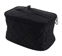 Biwwubik Bolsas de ArtíCulos de Tocador, Bolsa de CosméTicos de Viaje PortáTil Bolsa MultifuncióN Impermeable de Gran Capacidad Estuche Organizador de Maquillaje Negro