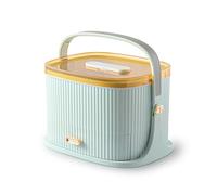 Biwwubik BotiquíN de Primeros Auxilios PortáTil Contenedor Caja de Medicamentos Almacenamiento de MáScaras Hogar Familiar Bolsa de Emergencia Kits de Pastillas, Verde Amarillo