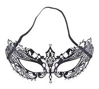 Biwwubik Estilo Veneciano Corte de Metal Filigrana Partido Masquerade Mascara Diamante