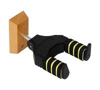 Biwwubik Gancho Corto para Guitarra Base de Madera Maciza Bloqueo AutomáTico por Gravedad Colgador de Pared para Piano Ukulele Soporte de ExhibicióN para Guitarra de Madera EléCtrica